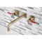 Kingston Brass KS6023DKL Wall Mount Tub Faucet, Antique Brass KS6023DKL - alternate 2